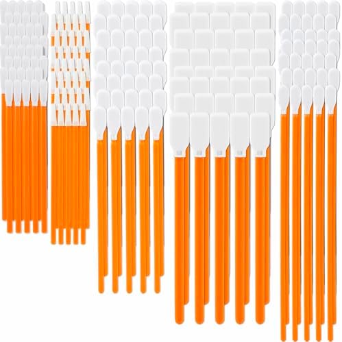 200 PCS Cleaning Swab Kit Lab Lab Microfiber Knitted Polyester Cleaning Sticks Professional Lint Free Lab Swabs for Printer, Gun, Optics Lens, Camera, Arts and Crafts, Automotive Detailing (5 Sizes) by FTPGBL