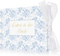 Wedding Guest Book Letters to Bride 8.5x7 Inch,Blue,Classic by Humyoun