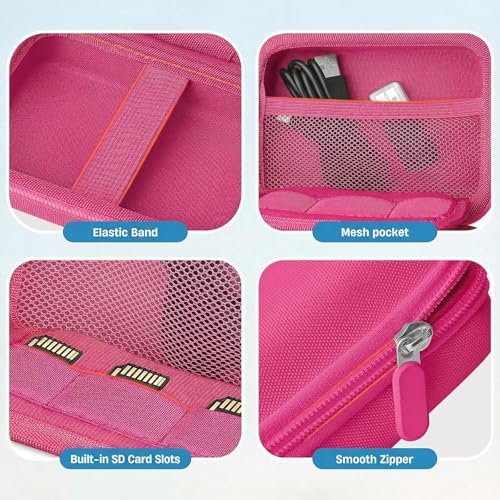 Digital Camera Case for Kodak PIXPRO FZ55/FZ45/CAMKORY, Fuchsia - Image 5