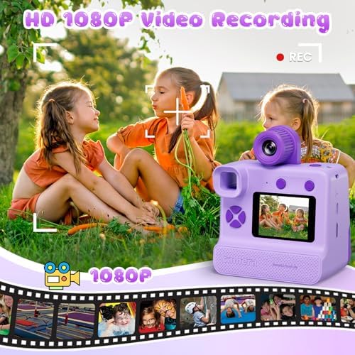 Kids Camera Instant Print, Christmas Birthday Gifts for Girl Boys Kids 3-12 - Image 6