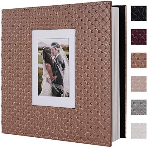 RECUTMS Self Adhesive Photo Album, 60 Pages Magnetic Scrapbook Album by RECUTMS