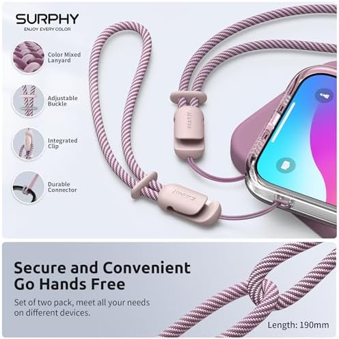 SURPHY 2 Pack Phone Lanyard, Phone Wrist Strap for Case, Camera Wrist Strap - Image 4