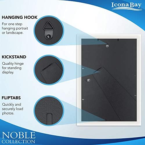 Icona Bay 4x6 Picture Frames (Gold, 72 Pack), Modern Professional Frame Set, Noble Collection - Image 3
