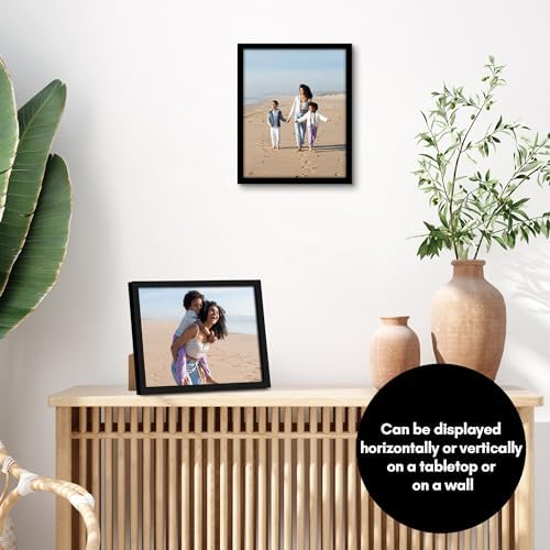 Americanflat 8x10 Picture Frame 2-Pack - Slim Molding - Black - Image 5