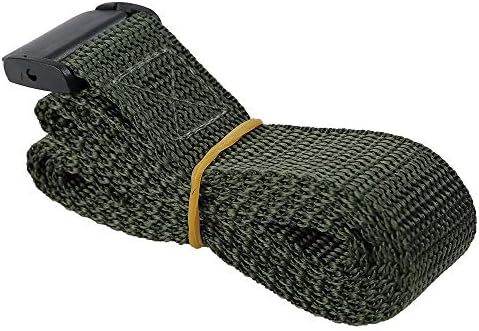 5pcs Trail & Game Camera Straps Belts Hunting Camera Tree Mounting Strap Belts Kit, Portable UV Resistant and Foldable Nylon Fiber Strap, 145cm Wildlife Hunting Accessory (Dark Green) - Image 3
