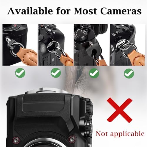 VOVMOEYA Nylon Braided Camera Rope Strap, Camera Neck Shoulder Strap with O-Ring for DSLR & Mirrorless Camera - Image 6