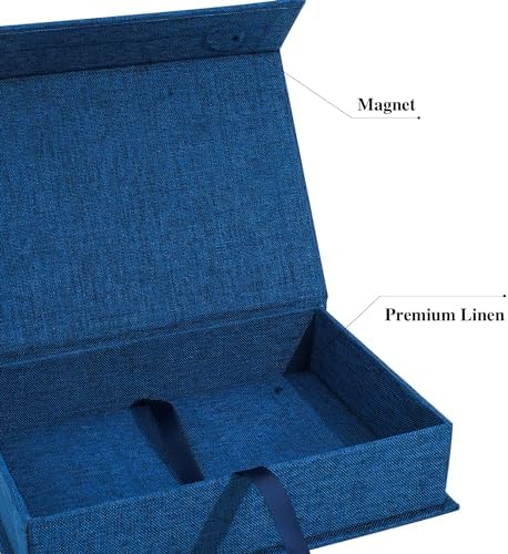 Photo Storage Box 8x10, Memory Box - Blue - Image 6