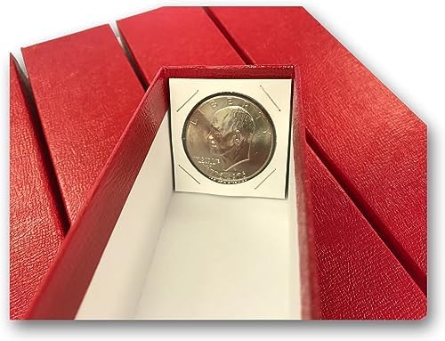 Guardhouse 9" Single Row Storage Box for 2" Paper and Plastic Coin Holders 5 Pack Red - Image 6
