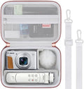 BOVKE Case for Canon G7X Mark III II/PowerShot SX740 SX730 Camera, White by BOVKE