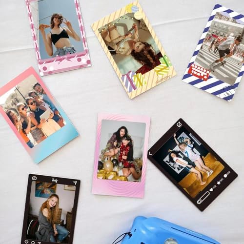 2x3 Inch Photo Border Stickers - Lovely Photo Stickers Compatible for Instax Mini EVO/Liplay/SE/13/12/11/41/40/99/90 Camera Film - Fuji Mini Film Colorful Accessories - 30 Packs - Image 4