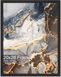 Fxojyvo 20x26 Picture Frame Black Engineered Wood Wall Hanging by Fxojyvo
