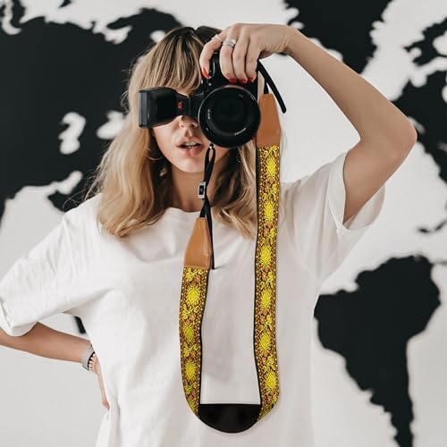 Camera Strap, Jacquard Weave 2" Shoulder Neck Straps for All DSLR Cameras Men Women Photographers - Image 5