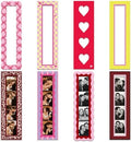 Tellegloww 8 Pcs Magnetic Photo Booth Strip Frame, Retro, 1.5 x 8 in by Tellegloww