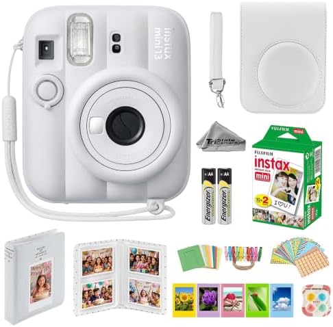 Fujifilm Instax Mini 13 White Instant Camera with 20-Sheet Film Set by FUJIFILM