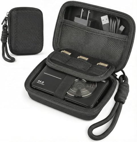 Digital Camera Case for Kodak PIXPRO FZ55/FZ45/CAMKORY, Black by Roseliya