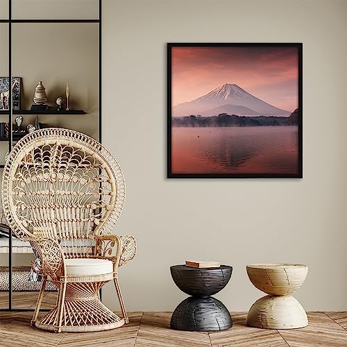 Americanflat 30x30 Poster Frame - Slim Molding - Black - Image 4