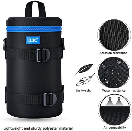 JJC Deluxe Lens Case Pouch Bag for Camera Lens Below 4.3" x 8.8"(D x L) - Image 2