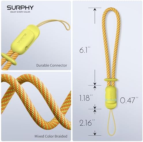 SURPHY 2 Pack Phone Lanyard, Phone Wrist Strap for Case, Camera Wrist Strap - Image 5