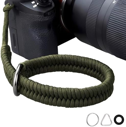 ZXZone Camera Wrist Strap for DSLR Mirrorless Camera，Camera Hand Strap with Safer Connector by ZXZone