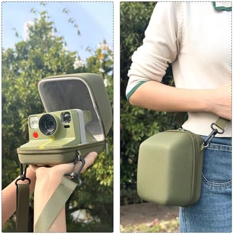 Camera Case for Polaroid Now/Now+/I-Type/Flip Instant Camera, Green - Image 6