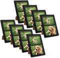 Golden State Art, 5x7 Double Picture Frame, Display Two 5x7 Photos(Black) by GoldenStateArt