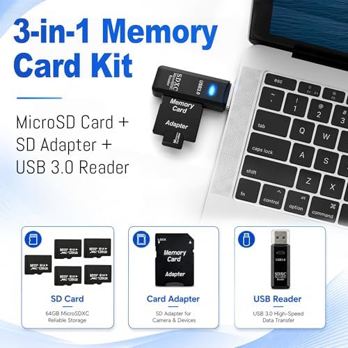 5-Pack 128GB Micro SD Card for Dashcam & Security Cam U3 V30 A1 - Image 2