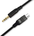 Camera Shutter Connecting Cable 3.5mm-DC2 Camera Connecting Cord Plug Compatible for Nikon Cameras (Fit for Pixel Shutter Remote Control TW-283 Series) by Pixel