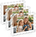 Chivalral 5x7 Magnetic Acrylic Frames 3 Pack,10+10mm Desktop Displays by Chivalral