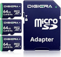 DIGIERA 64GB CT100 microSDXC UHS-I Memory Card with Adapter - up to 100MB/s, C10, U1, V10, Full HD, A1, Micro SD Card for Smartphones, Tablets, Cameras, Gaming Consoles, and Drones (3 Pack) by DIGIERA