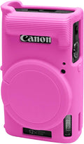 Easy Hood Camera Case for Canon ELPH 360/IXUS 285 HS/IXY 650 Camera,Rose | With Removable Lens Cover,Soft Silicone Protective Case,Anti-Scratch,Dustproof,Shockproof,Enhanced Grip,Camera Accessories by EasyHood