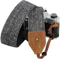 Padwa Lifestyle 2" Wide Classic Crazy Horse Art Cowhide Head Cotton Camera Straps for Photographers by PadwaLifestyleCameraStrap