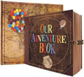 Our Adventure Book 146 Pages 8.9 * 7.7 Inch Scrapbook Photo Album,Retro Style Embossed Letter Cover Travel Diary Journal Scrap Book For Couples,Memory Book For Anniversary Wedding by Xiongxiong