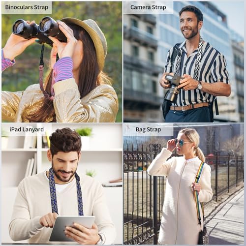 FIEIL Pineapple Shoulder Strap, Adjustable Camera Strap with 2 Sets of Quick-Release Buckles, Comfortable Neck Strap for iPad, Tablet, Camera, Laptop, Binocular, Luggage Bag - Image 2