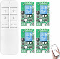 DieseRC 4x1 Channel WiFi Smart Switch with 1x Bluetooth Transmitter, DC 5V 12V 24V Passive Output Relay Module Ewelink APP WiFi Control Compatible with Alexa/Google Home, Inching/Self-Locking Switch by DieseRC