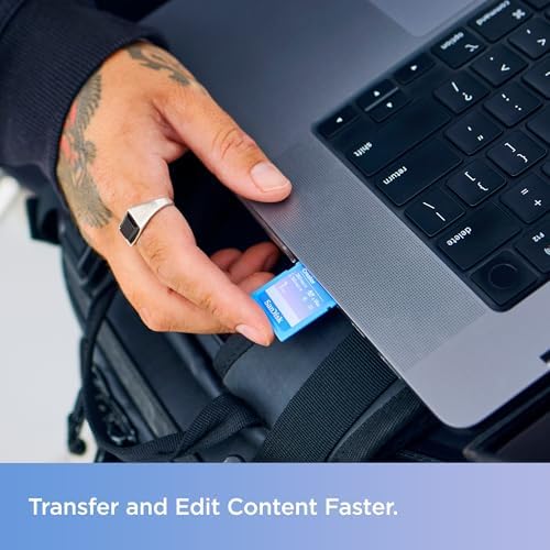 SANDISK 1TB Creator SD UHS-II Card, Read speeds up to 280MB/s, for DSLR and Mirrorless Cameras, 4K UHD, 6K Video, V60, 1 Month of Adobe Creative Cloud Included - SDSDXEP-1T00-GNCIS - Image 4