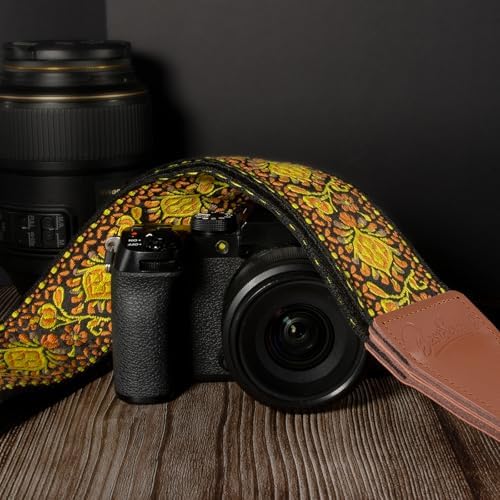 Camera Strap, Jacquard Weave 2" Shoulder Neck Straps for All DSLR Cameras Men Women Photographers - Image 4