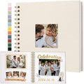 Scrapbook Photo Album, Linen Covered, 8x8 Inches, 20 Sheets/40 Pages by Yopih