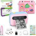 myFirst Kids Instant Print Camera, 16MP Camera, 9 Rolls Paper, Travel Case by myFirst