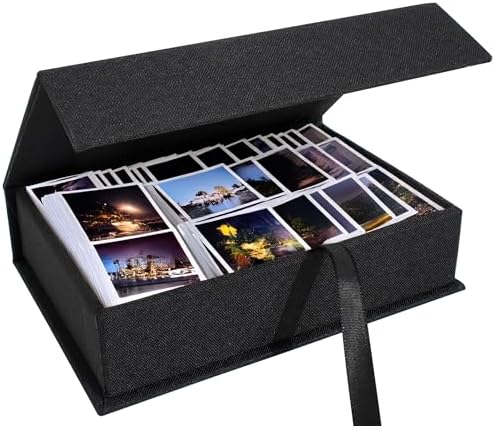 Photo Storage Box 8x10, Memory Box - Black by Hiwhy
