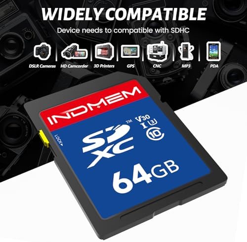 SD Card 64GB, 8-Pack UHS-I Class 10 MLC Flash Memory Card, High-Speed Secure Digital Cards for Cameras, Trail Camera DSLR, Action Cams - Reliable Storage - Image 7