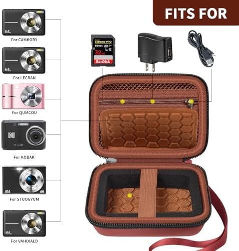 Comecase Digital Camera Case for Kodak PIXPRO FZ45 FZ55, Brown - Image 2