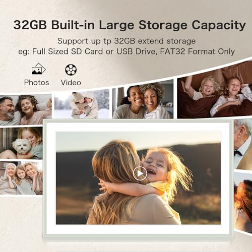 Digital Picture Frame, 15.6 Inch Frameo Digital Frame WiFi Large Display - Image 4