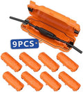 9 Pack Outdoor Extension Cord Safety Cover, Waterproof, Orange by Unknown