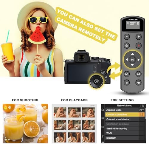 Remote Control for Nikon Camera, USB-C Rechargeable Wireless Shutter - Image 5