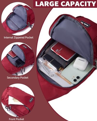Seoky Rop Small Sling Bag Crossbody for Men Women One Strap Shoulder Cross Body Bag Sling Backpack for Travel - Image 5