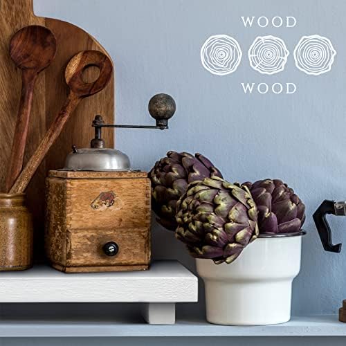 Nuogo Wood Pedestal Riser Stand for Kitchen Soap Tray,9 X 6 Inch,White - Image 4