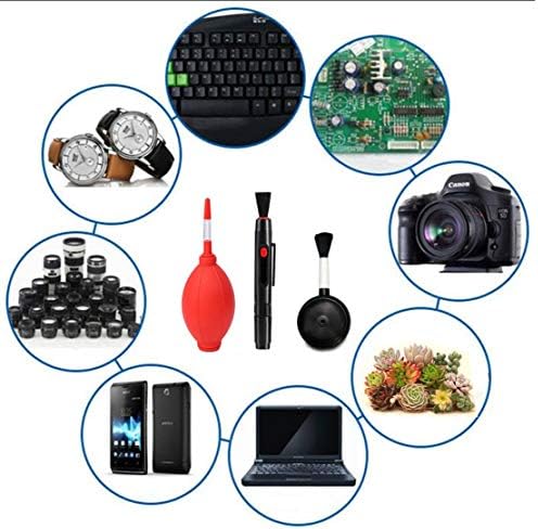Camera Cleaning Kit, Electronics Cleaning Tools & Accessories Include Air Blower Pump, Lens Cleaner Pen and Dust Blower Cleaner with Brush for DSLR VCR DC Camera Lenses Telescope Filters Cleaning - Image 7