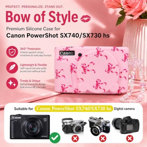 Cute Camera Case for Canon PowerShot SX740 HS/SX730 HS - Image 4
