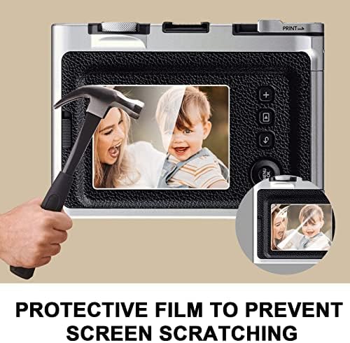 CAIYOULE Camera Case for Fujifilm Instax Mini EVO Instant Camera, Black - Image 5