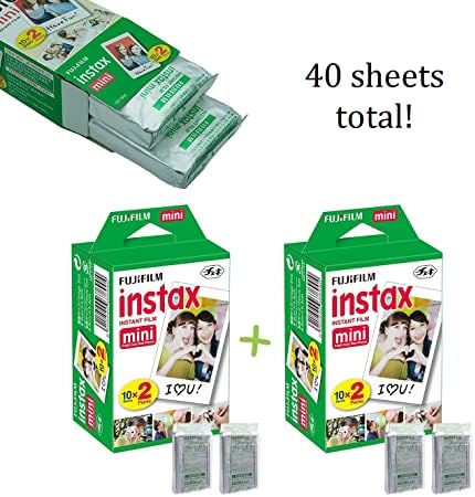 Fujifilm Instax Mini 11 Instant Camera Charcoal Gray + Fuji Film Value Pack (40 Sheets) + Shutter Accessories Bundle, Incl. Compatible Carrying Case, Quicksand Beads Photo Album 64 Pockets - Image 2